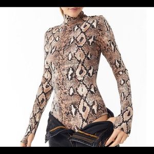 Snake Print bodysuit